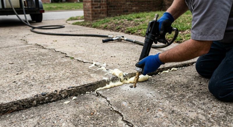 Concrete Poly Jacking in San Antonio, TX
