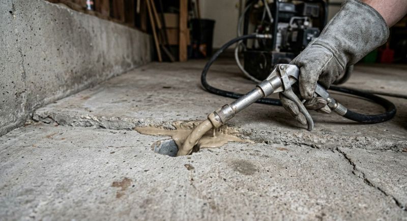 Concrete Settlement Repair in West Des Moines, IA
