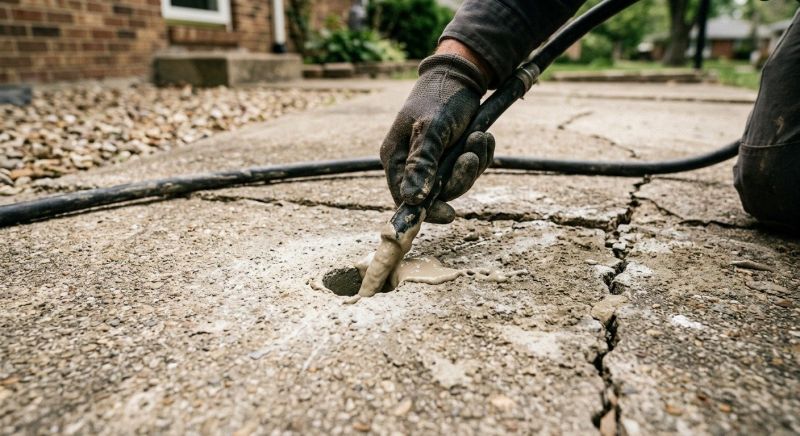Concrete Settlement Repair in Des Moines, IA