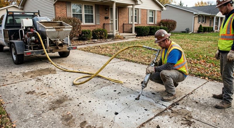Driveway Slab Lifting in Denver, CO