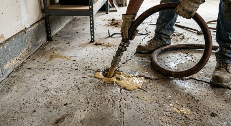 Garage Settling Repair in West Des Moines, IA