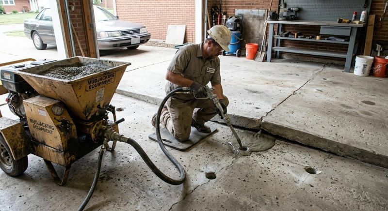 Garage Settling Repair in Columbus, OH
