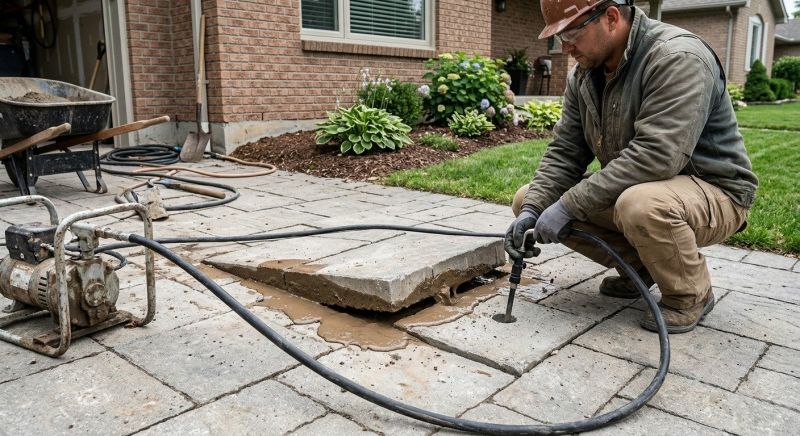 Patio Raising in Columbus, OH