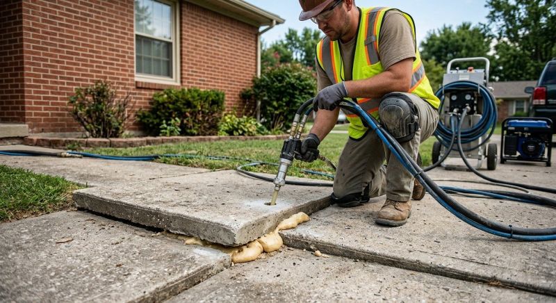 Sidewalk Leveling in Des Moines, IA